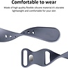 Strap-it® Strap-it Apple Watch 8 Armband Silikon (Grau-Blau) Strap-it® Strap-it Apple Watch 8 Armband Silikon (Grau-Blau)