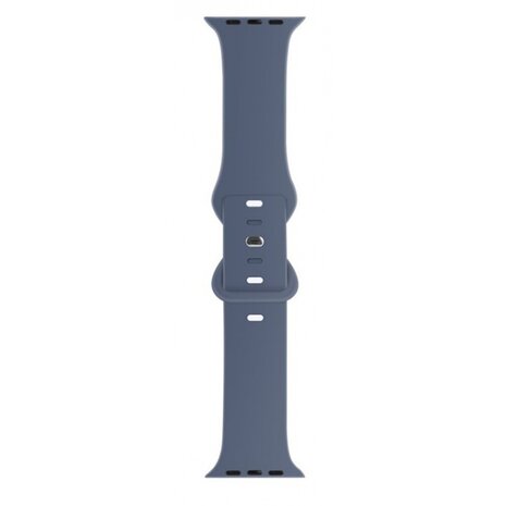 Strap-it® Strap-it Apple Watch 8 Armband Silikon (Grau-Blau) Strap-it® Strap-it Apple Watch 8 Armband Silikon (Grau-Blau)