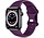 Strap-it Apple Watch 8 Armband Silikon (Dunkellila)