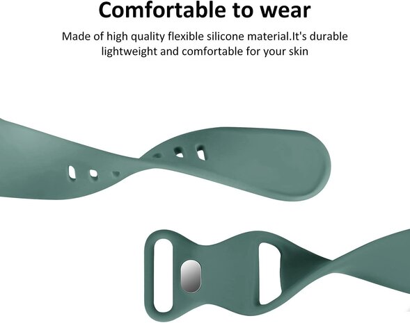 Strap-it® Strap-it Apple Watch 8 Armband Silikon (Kaktus) Strap-it® Strap-it Apple Watch 8 Armband Silikon (Kaktus)