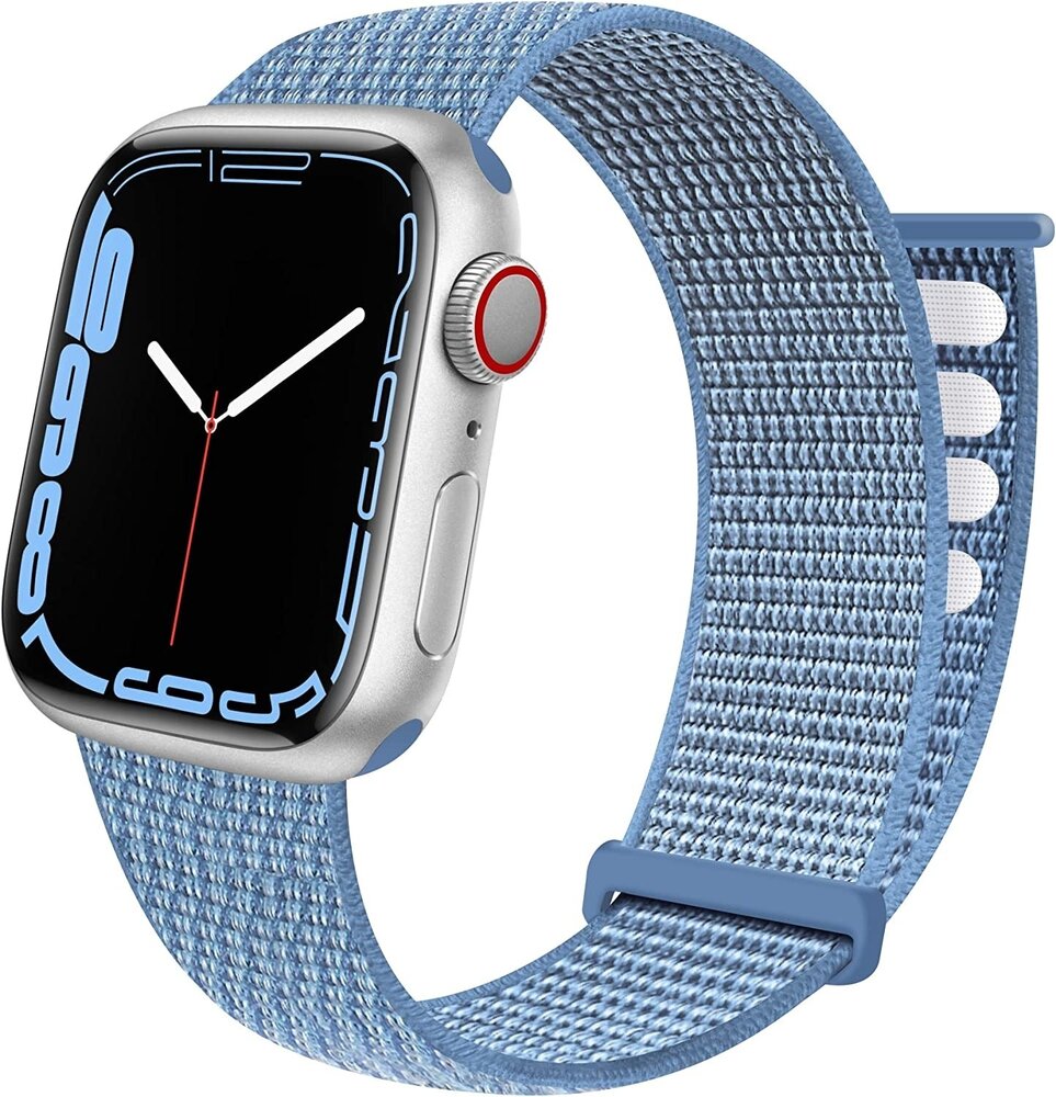 Strap-it® Strap-it Apple Watch 8 Armband Nylon (Blau) Strap-it® Strap-it Apple Watch 8 Armband Nylon (Blau)