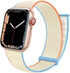 Strap-it® Strap-it Apple Watch 8 Armband Nylon  (MilchWeiß)