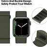 Strap-it® Strap-it Apple Watch 8 Armband Nylon (Armeegrün) Strap-it® Strap-it Apple Watch 8 Armband Nylon (Armeegrün)
