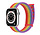 Strap-it Apple Watch 8 Armband Nylon (Regenbogen)