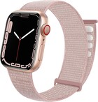 Strap-it® Strap-it Apple Watch 8 Armband Nylon (Hellrosa)