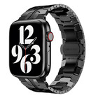 Strap-it® Strap-it Apple Watch 8 Stahl Ironband (Schwarz)