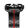 Strap-it® Strap-it Apple Watch 8 Stahl Ironband (Schwarz/Rot) Strap-it® Strap-it Apple Watch 8 Stahl Ironband (Schwarz/Rot)