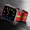 Strap-it® Strap-it Apple Watch 8 Stahl Ironband (Rot/Gold) Strap-it® Strap-it Apple Watch 8 Stahl Ironband (Rot/Gold)