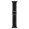 Strap-it® Strap-it Apple Watch 8 verstellbares gewebtes Nylonarmband (Schwarz/Grau) Strap-it® Strap-it Apple Watch 8 verstellbares gewebtes Nylonarmband (Schwarz/Grau)