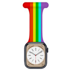 Strap-it® Strap-it Apple Watch 8 Krankenschwester Armband (Regenbogen)