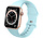 Strap-it Apple Watch 8 Armband Silikon (Aqua)