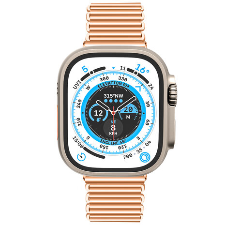 Strap-it® Strap-it Apple Watch 8 Stahlarmband Loop (Roségold) Strap-it® Strap-it Apple Watch 8 Stahlarmband Loop (Roségold)