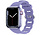 Strap-it Apple Watch 8 Silikon Kettenarmband (Lila)