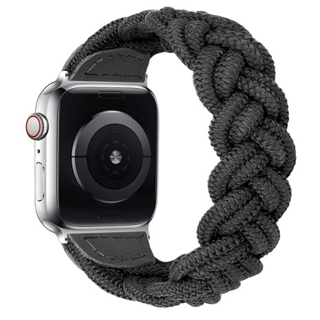 Strap-it® Strap-it Apple Watch 8 gedrehtes Nylonarmband (Schwarz) Strap-it® Strap-it Apple Watch 8 gedrehtes Nylonarmband (Schwarz)