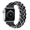 Strap-it® Strap-it Apple Watch 8 gedrehtes Nylonarmband (Schwarz/Weiß) Strap-it® Strap-it Apple Watch 8 gedrehtes Nylonarmband (Schwarz/Weiß)