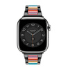 Strap-it® Strap-it Apple Watch 8 Stahl-Harzarmband (Schwarz/Bunt) Strap-it® Strap-it Apple Watch 8 Stahl-Harzarmband (Schwarz/Bunt)