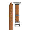 Strap-it® Strap-it Apple Watch 8 Double Tour Lederarmband (Grau) Strap-it® Strap-it Apple Watch 8 Double Tour Lederarmband (Grau)