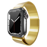 Strap-it® Apple Watch 8 Metall Mesh Armband (Gold)