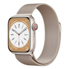 Strap-it® Strap-it Apple Watch 8 Milanese Armband (Polarstern)