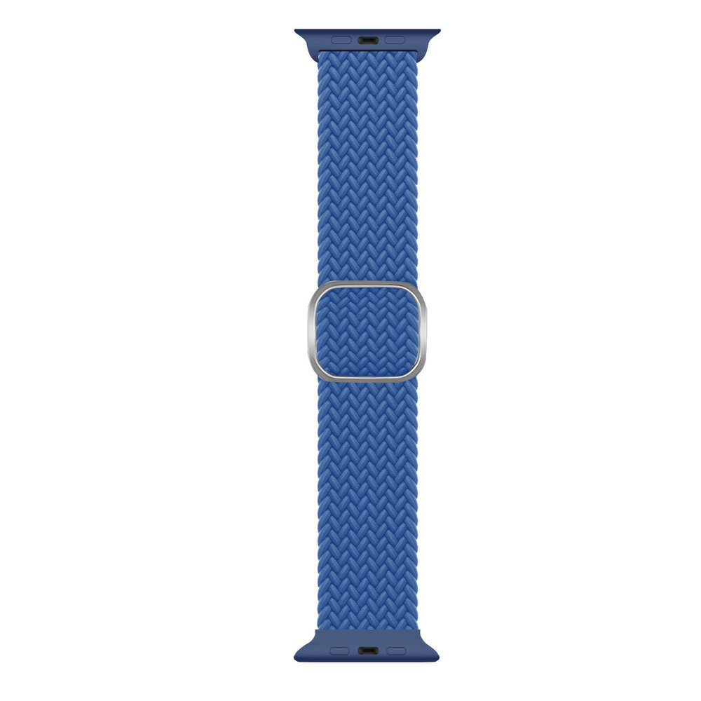Apple Watch 8 Geflochten Nylon Armband Blau Smartwatcharmbaender