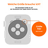 Strap-it® Strap-it Apple Watch 8 Silikon Kettenarmband (Schwarz) Strap-it® Strap-it Apple Watch 8 Silikon Kettenarmband (Schwarz)
