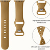 Strap-it® Strap-it Apple Watch 8 Armband Silikon (Walnuss) Strap-it® Strap-it Apple Watch 8 Armband Silikon (Walnuss)