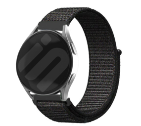 Strap-it® Samsung Galaxy Watch 6 - 40mm Nylon Armband (Schwarz) Strap-it® Samsung Galaxy Watch 6 - 40mm Nylon Armband (Schwarz)
