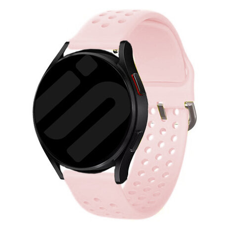 Strap-it® Strap-it Samsung Galaxy Watch 6 - 40mm Admendes Silikon Armband (Rosa)