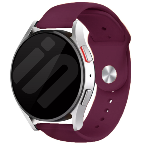 Strap-it® Strap-it Samsung Galaxy Watch 6 - 40mm sport Armband (Burgund)
