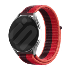 Strap-it® Samsung Galaxy Watch 6 - 44mm Nylon Armband (Kirsche) Strap-it® Samsung Galaxy Watch 6 - 44mm Nylon Armband (Kirsche)