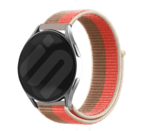 Strap-it® Samsung Galaxy Watch 6 - 44mm Nylon Armband (Pomelo) Strap-it® Samsung Galaxy Watch 6 - 44mm Nylon Armband (Pomelo)