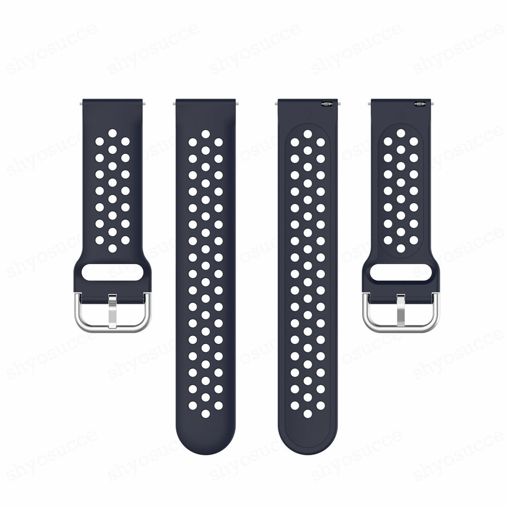 Strap-it® Strap-it Samsung Galaxy Watch 6 - 44mm Admendes Silikon Armband (Dunkelblau) Strap-it® Strap-it Samsung Galaxy Watch 6 - 44mm Admendes Silikon Armband (Dunkelblau)