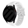 Strap-it® Strap-it Samsung Galaxy Watch 6 - 44mm Gemustertes Silikon Armband (Weiß) Strap-it® Strap-it Samsung Galaxy Watch 6 - 44mm Gemustertes Silikon Armband (Weiß)