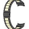 Strap-it® Strap-it Samsung Galaxy Watch 6 - 44mm Stahl Armband (Schwarz/Gold) Strap-it® Strap-it Samsung Galaxy Watch 6 - 44mm Stahl Armband (Schwarz/Gold)