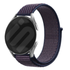 Strap-it® Strap-it Samsung Galaxy Watch 6 Classic 43mm Nylon Armband (Lila/Blau)