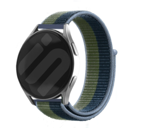 Strap-it® Samsung Galaxy Watch 6 Classic 47mm Nylon Armband (Moosgrün) Strap-it® Samsung Galaxy Watch 6 Classic 47mm Nylon Armband (Moosgrün)