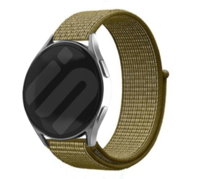 Strap-it® Samsung Galaxy Watch 6 Classic 47mm Nylon Armband (Olivgrün) Strap-it® Samsung Galaxy Watch 6 Classic 47mm Nylon Armband (Olivgrün)