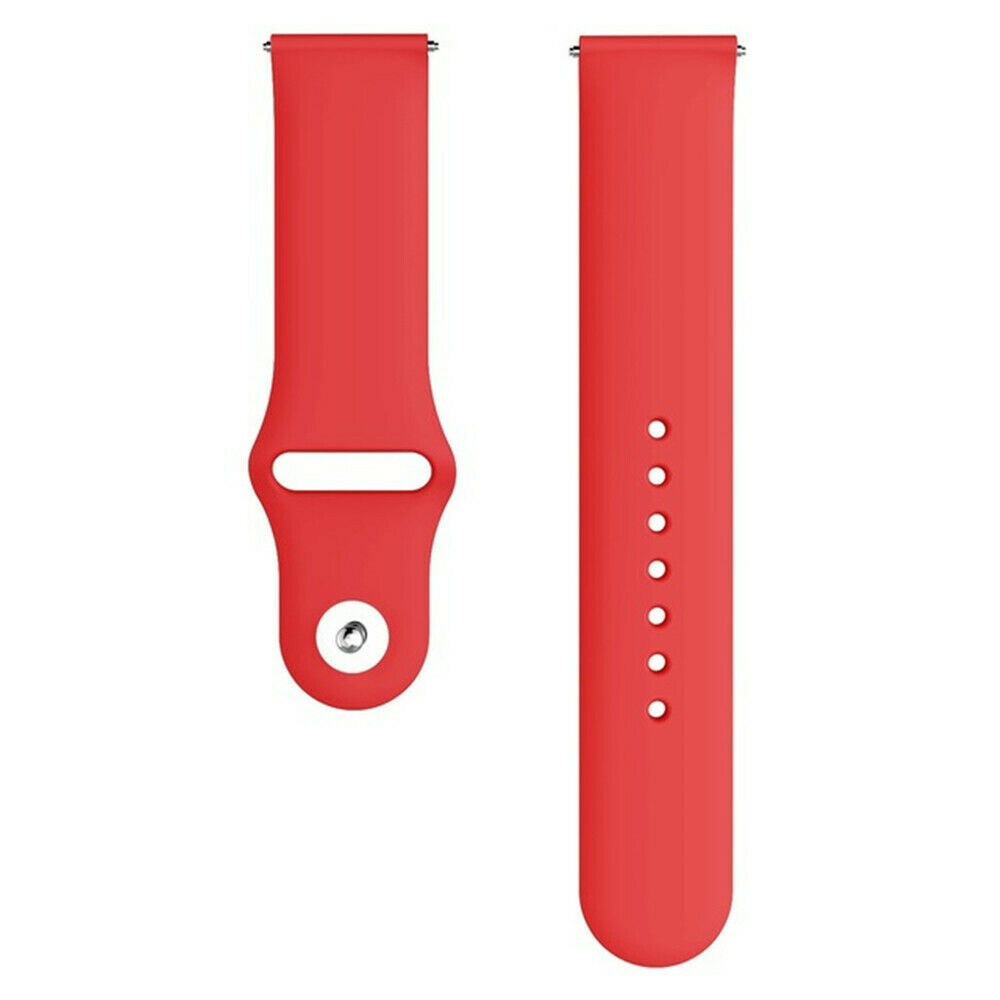 Strap-it® Strap-it Samsung Galaxy Watch 6 Classic 47mm sport Armband (Rot) Strap-it® Strap-it Samsung Galaxy Watch 6 Classic 47mm sport Armband (Rot)