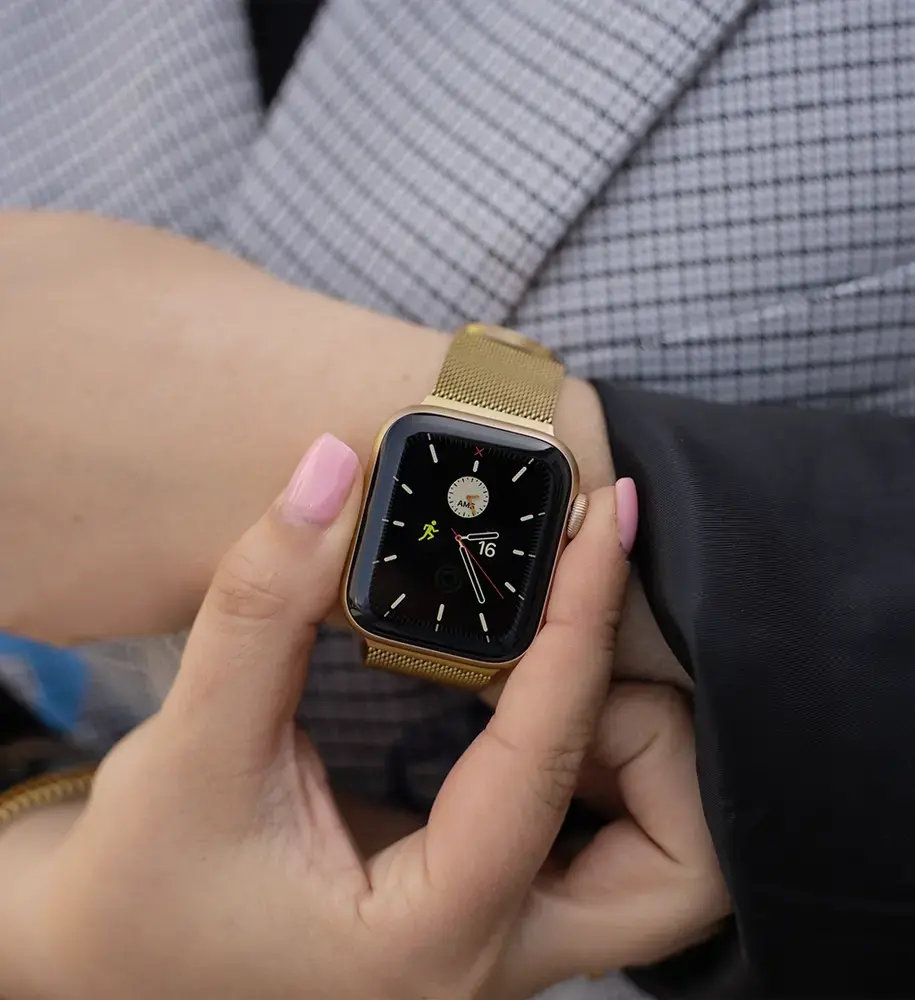 Strap-it® Strap-it Apple Watch 8 Milanese Armband(Gold) Strap-it® Strap-it Apple Watch 8 Milanese Armband(Gold)