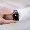 Strap-it® Strap-It Apple Watch Ultra Milanese Armband (Lila Leopard) Strap-it® Strap-It Apple Watch Ultra Milanese Armband (Lila Leopard)