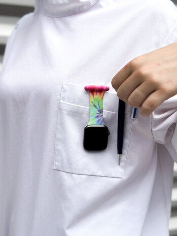 Strap-it® Strap-it Apple Watch Krankenschwester Armband (Bunt) Strap-it® Strap-it Apple Watch Krankenschwester Armband (Bunt)
