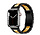 Strap-it Apple Watch 8 Stahlarmband (Schwarz/Gold)