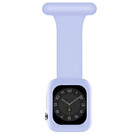 Strap-it® Strap-it Apple Watch 8 Krankenschwester Armband mit Hülle (Hellblau)