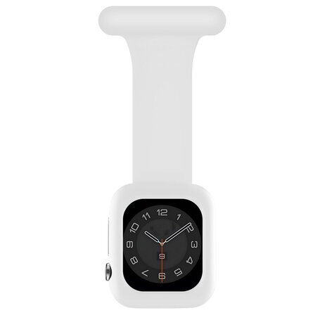 Strap-it® Strap-it Apple Watch Krankenschwester Armband mit Hülle (Weiß)