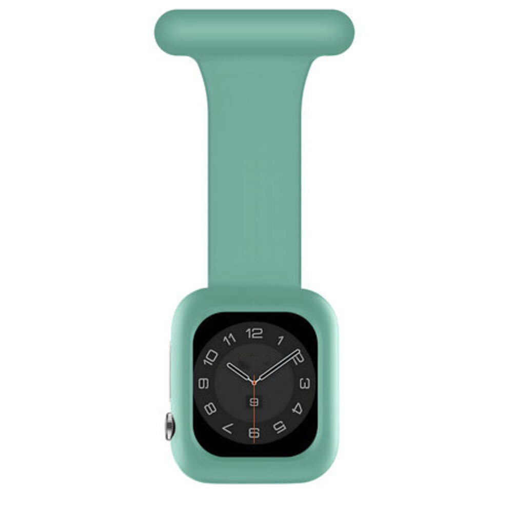 Strap-it® Strap-it Apple Watch Krankenschwester Armband mit Hülle (Grün)