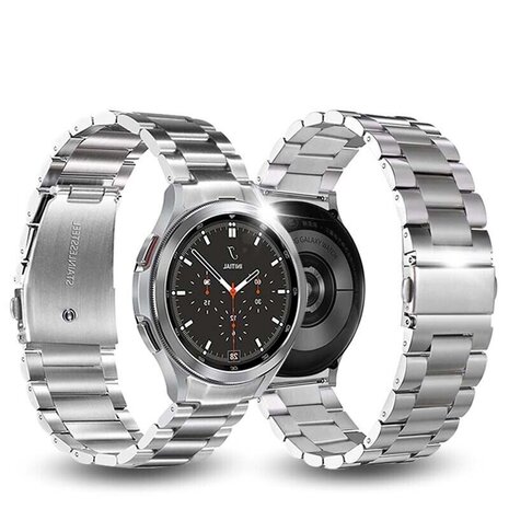 Strap-it® Strap-it Samsung Galaxy Watch 4 Classic 42mm Titanarmband (Silber) Strap-it® Strap-it Samsung Galaxy Watch 4 Classic 42mm Titanarmband (Silber)