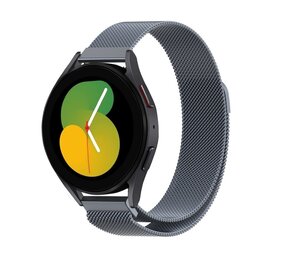 Strap-it® Samsung Galaxy Watch 5 - 40mm Milanese Armband (Space Grey) Strap-it® Samsung Galaxy Watch 5 - 40mm Milanese Armband (Space Grey)