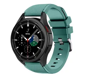 Strap-it® Samsung Galaxy Watch 4 Classic 46mm Silikonarmband (kieferngrün) Strap-it® Samsung Galaxy Watch 4 Classic 46mm Silikonarmband (kieferngrün)