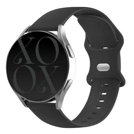 xoxo Wildhearts xoxo Wildhearts Samsung Galaxy Watch 4 Classic 46mm Silikonarmband (Schwarz)