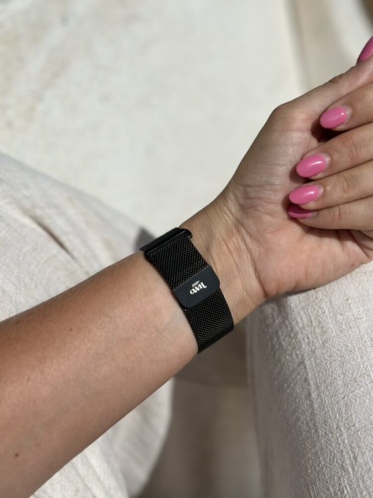 xoxo Wildhearts xoxo Wildhearts Samsung Galaxy Watch 42mm Milanese Armband (Schwarz) xoxo Wildhearts xoxo Wildhearts Samsung Galaxy Watch 42mm Milanese Armband (Schwarz)
